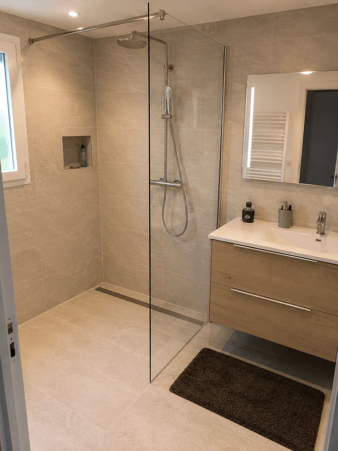 Transformation baignoire en douche à l'italienne à Forcé